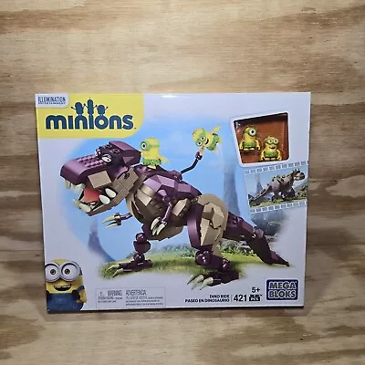 Mega Bloks Minions Dino Ride Building Set. 421 Pcs. 5 Yrs + New In Box NIB 2015 • $39