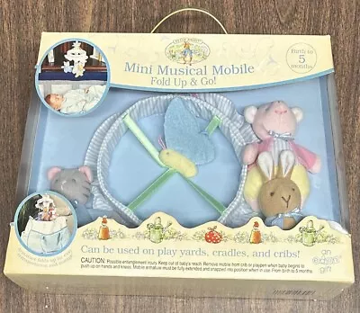 Vtg Peter Rabbit Beatrix Potter Mini Musical Mobile Fold Up & Go 0-5 Months Rare • $79.95