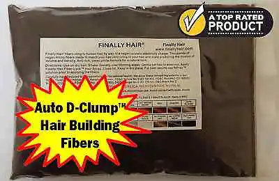 AUTO DE-CLUMP(TM) HAIR BUILDING FIBERS REFILL FINALLY HAIR® LOSS CONCEALER 57gr • $11.97