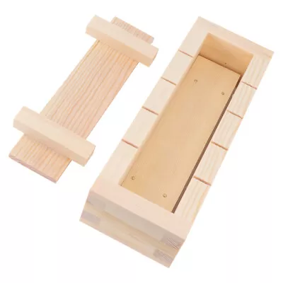 1 Set Rice Ball Mold Rice Cake Press Mold Wooden Sushi Mold Rectangular • £13.99
