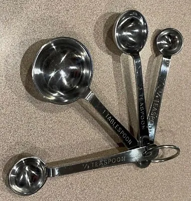 $20 • Buy Amco Stainless Measuring Spoons - Set Of 4.     A-6