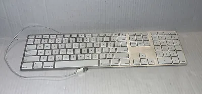 Apple A1243 Aluminum USB Wired Keyboard With Numeric Keypad • $27.50