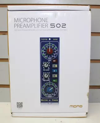 Midas 502 Mic Microphone Preamp PreAmplifier 500 Series • $200