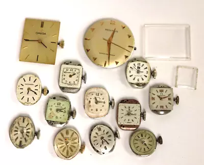 Large Antique Vintage Watch Lot For PARTS - REPAIR - CRAFTS • $9.99