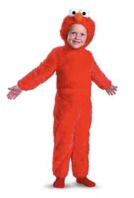 Elmo Sesame Street Toddler Furry Elmo Costume Size Small 2T • $26.99