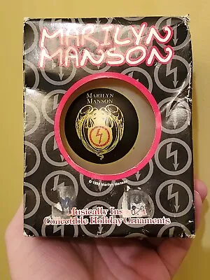 Marilyn Manson (Vintage 1998) XMAS Tree Ornament. Very Rare! FREE SHIPPING IN US • $70