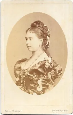 Cdv:  The Princess Royal Victoria--oldest Daughter Of Queen Victoria--rare Pose • $48.99