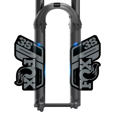 Fork Sticker For 2021 Fox 38 Performance Fox38 Mountain Bike Decals Black Gray • $14.99