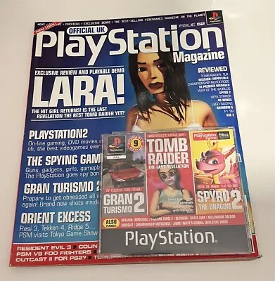 Official UK Playstation Magazine 1999 Issue 52 Complete With Demo Disc VGC Retro • £8.99