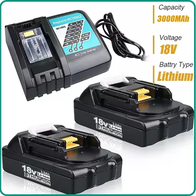 Replace For Makita 18V 3.0Ah Lithium Ion Battery Or Charger BL1815 BL1830 BL1850 • $18