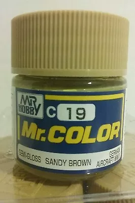 Gunze Sangyo  Mr Color  Acrylic Paint C-19 Sandy Brown 10ml.  • $2.99