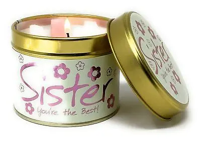 Lily Flame Scented Candle Tin - Sister - UK MADE • £11.97