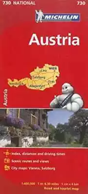 Michelin Austria Map 730 (Maps/Country (Michelin)) - Map By Michelin - Good • $7.95