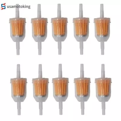 $10.62 • Buy 10 PACK 6MM X 8MM 1/4  5/16  FUEL GAS FILTER For LAWN MOWER SMALL ENGINE USA