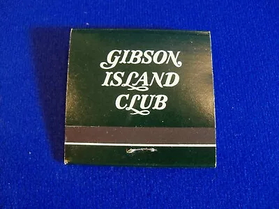 Vtg Gibson Island Club Gibson Island Maryland *unstruck* Matches Cover Matchbook • $9.99