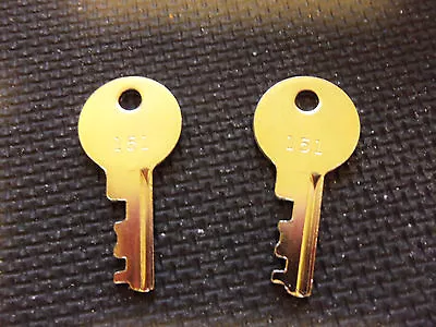 2 Case Latch Lock Keys ONLY  Fits Many Martin & Other Guitars Excelsior 151 • $9.99