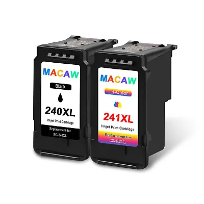 Ink Cartridge For Canon PG240XL CL241XL Fits PIXMA MG2120 MG2220 MG3120 • $19.99