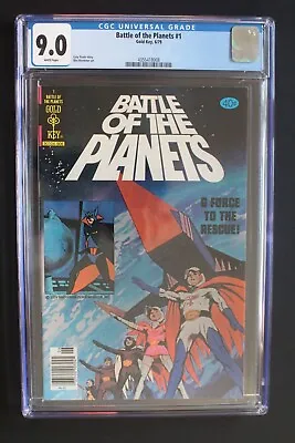 Battle Of The Planets #1 Gold Key Comics 1979 Gatchaman G-Force TV Anime CGC 9.0 • $199