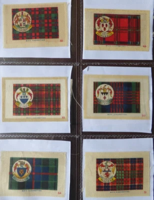 £4 • Buy Godfrey Philips Bdv Silks  X  12  -   Clan Tartans - No's 49 - 60