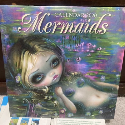 £2.50 • Buy Mermaids 2020 Wall Calendar Artists Inc Jasmine Becket-Griffith & Selina Fenech