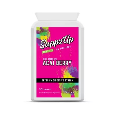 Acai Berry 1000mg 120 Capsules Weight Loss Fat Burner & Cardiovascular Health  • £10.29