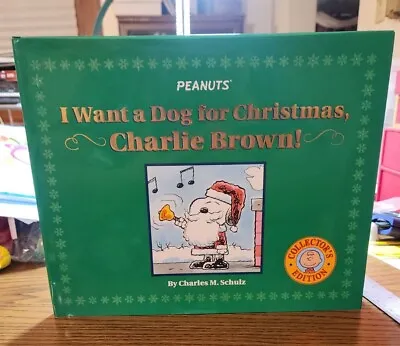 PEANUTS - I Want A Dog For Christmas Charlie Brown! Book By Charles M Schulz • $4.79