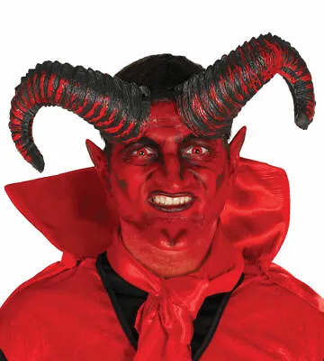 HUGE Devil Demon Horns Halloween Satan Fancy Dress 20cm Lucifer Cosplay Legend • $22.65