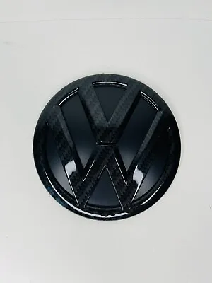 $28.99 • Buy Carbon Fiber Rear Trunk Emblem Badge Logo For VW MK5 GOLF 5 TSI TDI GTI 110 MM