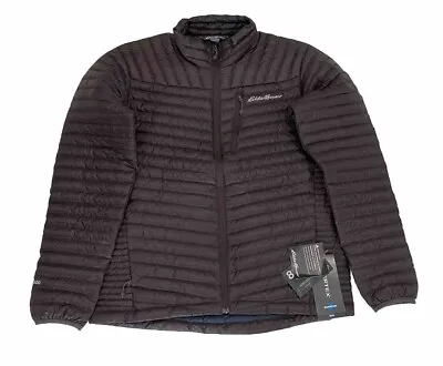 Eddie Bauer MicroTherm 2.0 800 Fill Down Jacket Aubergine New W/Tags Men’s M • $114.99