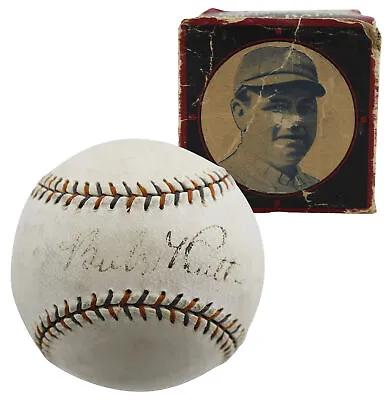 Babe Ruth Signed Spalding Home Run Special Baseball W/ Original Box BAS #AB76947 • $14999.99