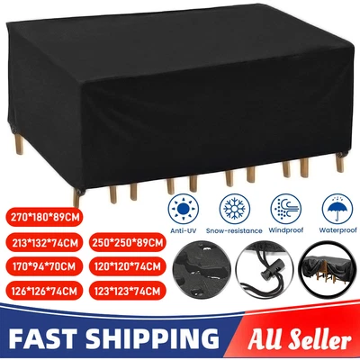 $13.19 • Buy Waterproof Outdoor Furniture Cover Garden Patio Rain UV Table Chair Protector AU