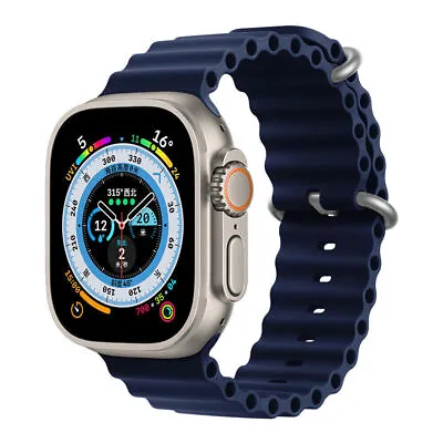 $10.99 • Buy For Apple Watch Ocean Band Strap IWatch Ultra Series 8 7 6 5 SE 40 44 41 45 49mm