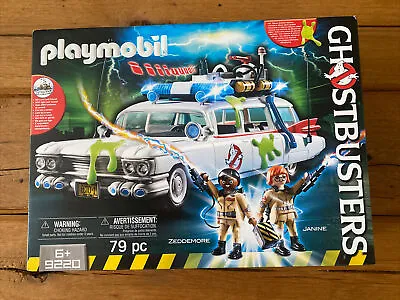 Playmobil Ghostbusters Ecto-1 Car With Lights Inc Zeddemore And Janine BNIB 9220 • £35.90