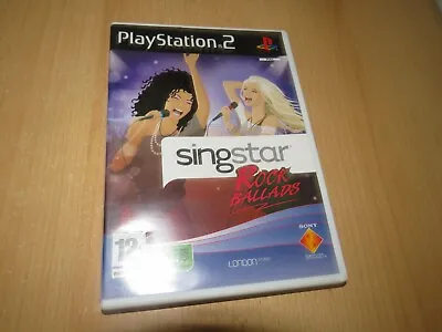 £6.99 • Buy Singstar Rock Ballads Sony Playstation 2 Ps2 Uk Pal Version 