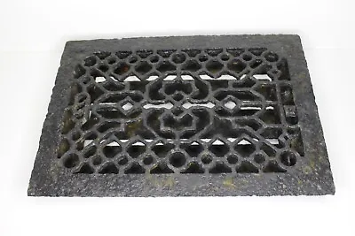 Antique Vintage Rectangle Cast Iron Metal Floor Grate Heating Vent Register • $54.99