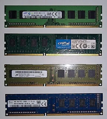 £8.99 • Buy DDR3 Desktop PC RAM - 4GB / 8GB / 16GB 1600MHz - Memory DIMM 240pin PC3-12800u