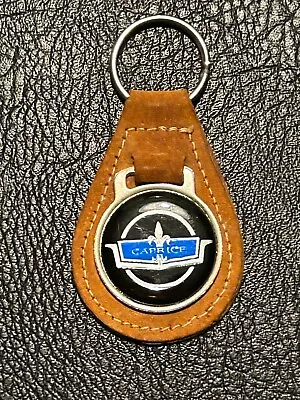 Vintage CHEVROLET CAPRICE KEYCHAIN Leather • $17.99