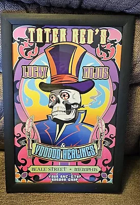 RARE!!!   Tater Red's Lucky Mojo Voodoo Healings Framed Poster NEW. 13  X 19  • $99.99