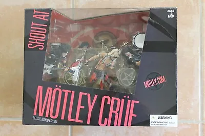 Mötley Crüe Shout At The Devil Box Set Signed By Nikki Sixx McFarlane Figurines • $910.66