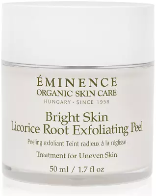 Eminence Bright Skin Licorice Root Exfoliating Facial Peel Treatment 1.7oz 50ml • $77.89