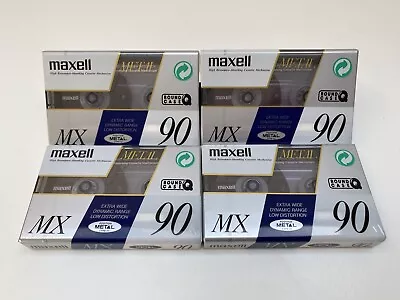 X4 Maxell MX 90 Metal Round Case Position Metal IEC/TYPE IV SEALED • £100