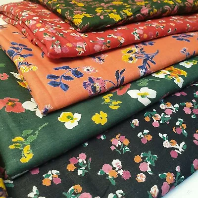 100% Cotton Lawn Material Floral Dress Craft DIY Soft Baby Fabric 44  Meter • £2.87