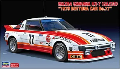 Hasegawa 1/24 Mazda Savanna RX-7 SA22C '79 Daytona CAR No.77 Plastic Model 20587 • $110.34