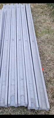 £105 • Buy Slotted Concrete Intermediate Fence Post 8ft X 6 New