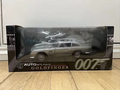£117 • Buy Rare Autoart 1/18 Aston Martin DB5 007 James Bond Goldfinger Toy Model Car.