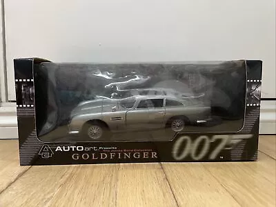 £117 • Buy Rare Autoart 1/18 Aston Martin DB5 007 James Bond Goldfinger Toy Model Car.