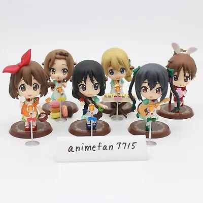 K-ON! Tea Time Wonderland Kyun Chara Figure Set Of 6 With Musical Instrument Set • $69