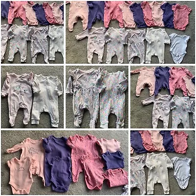6lbs 2.7kg Premature Tiny Early Small Baby Girls Clothes Bundle Georgem&s VGC • £14