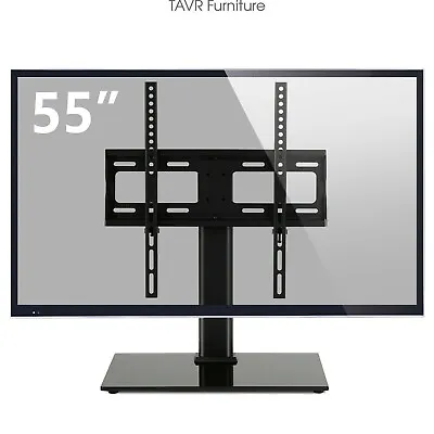 Universal TV Stand Base With Swivel Mount For 27-55 Inch Flat Screen TVs • $39.99