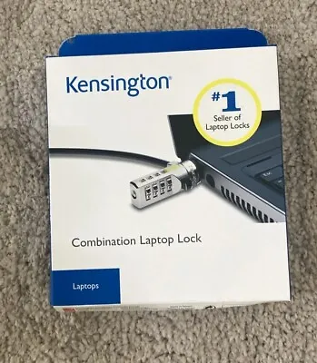 New Sealed Kensington Combination Laptop Lock • £6.95